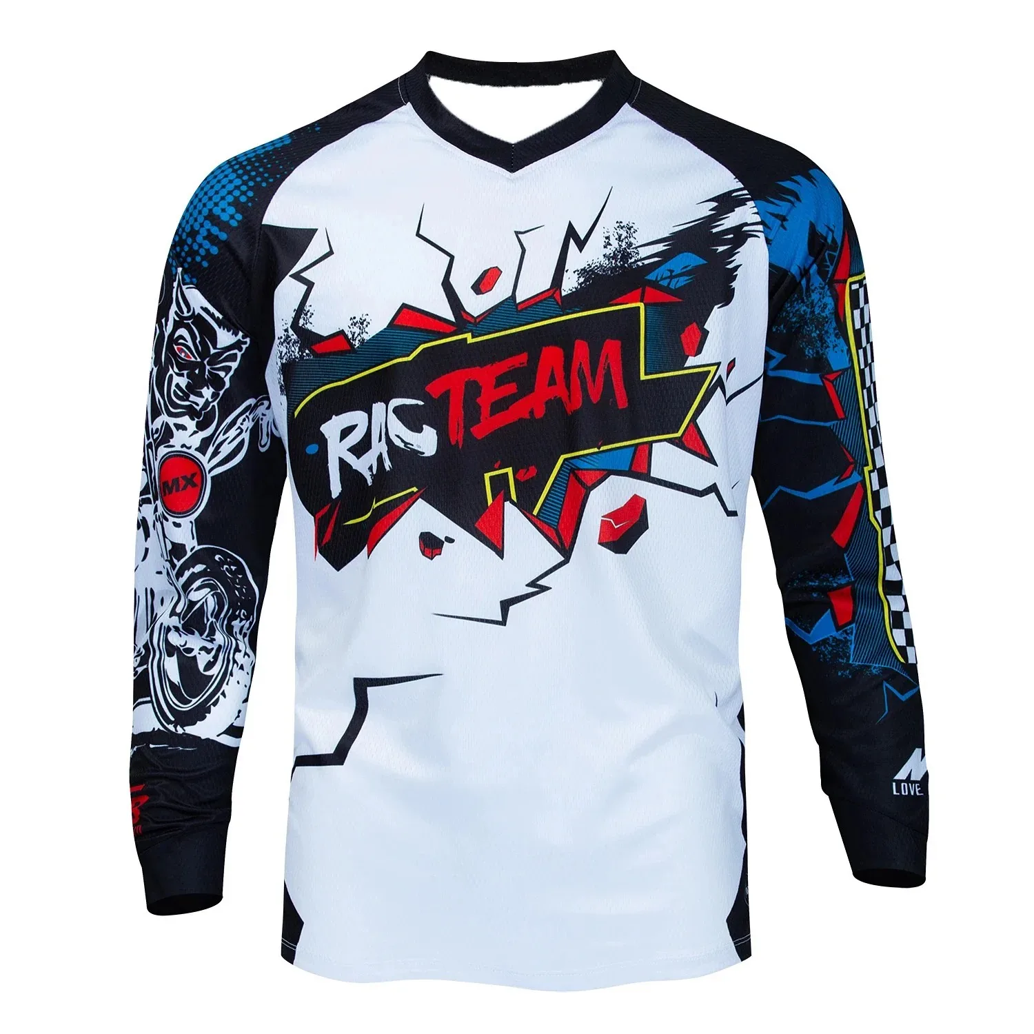 

MEN'S MOTOCROSS SHIRT MOUNTAIN BIKE RACING SUIT DOWNHILL MTB CYCLING JERSEY BREATHABLE QUICK DRY RIDING SPORTS CYCLING TOP