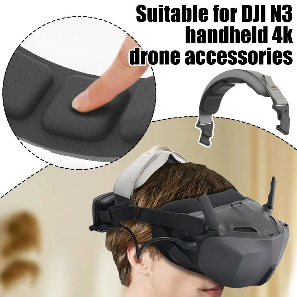 For DJI Neo Goggles N3 Auxiliary Headband For Avata 2 N3 Eyeglasses Pressure Relief Comfortable Headband Drone Accessories X8S0