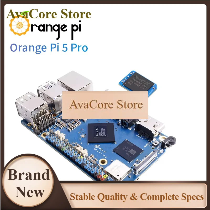 AvaCoreOrangePi5 Pro 4GB+256GB EMMC Module Sets Single Board Computer