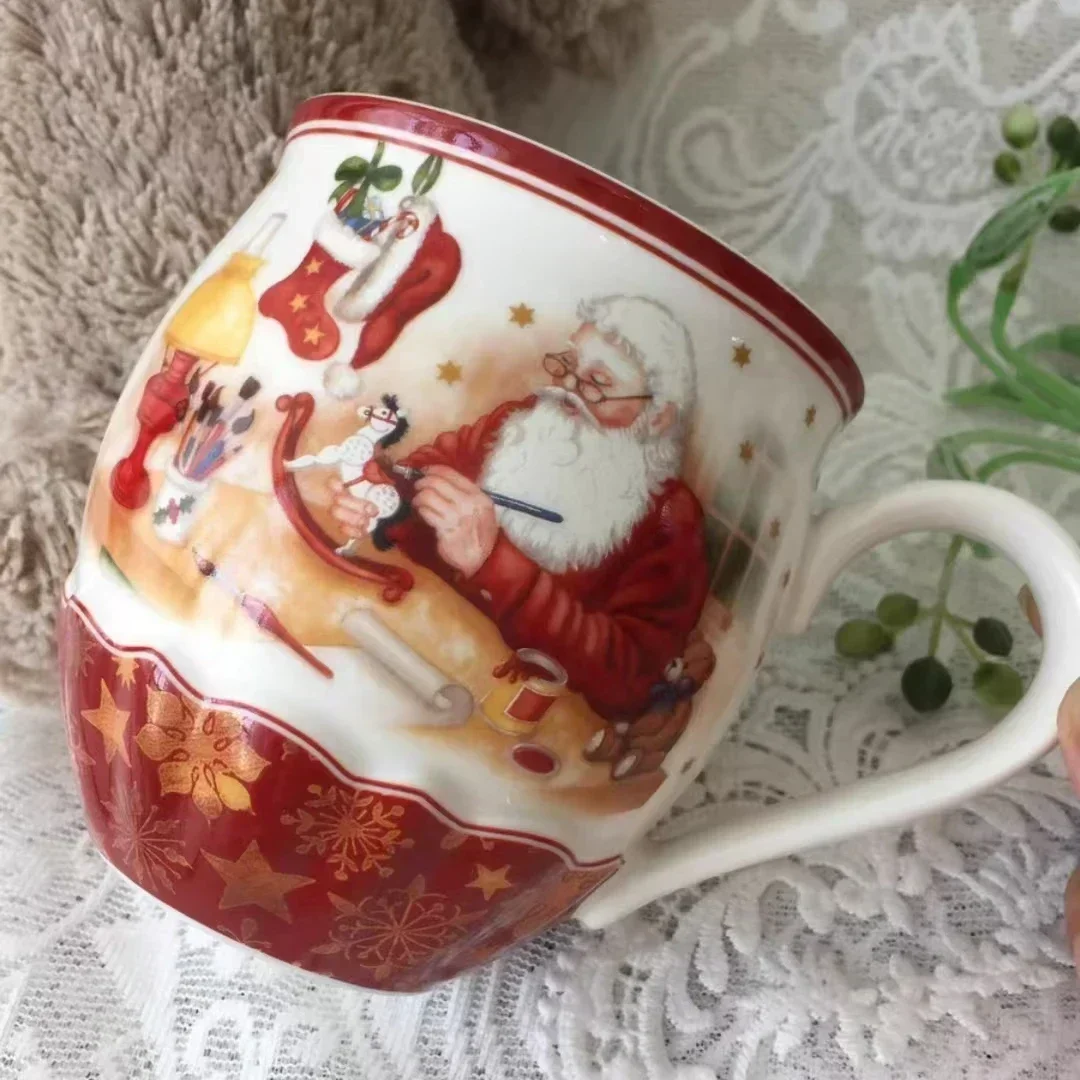 German V treasure tableware Christmas cookie  rectangular mug salad dessert  fruit plate