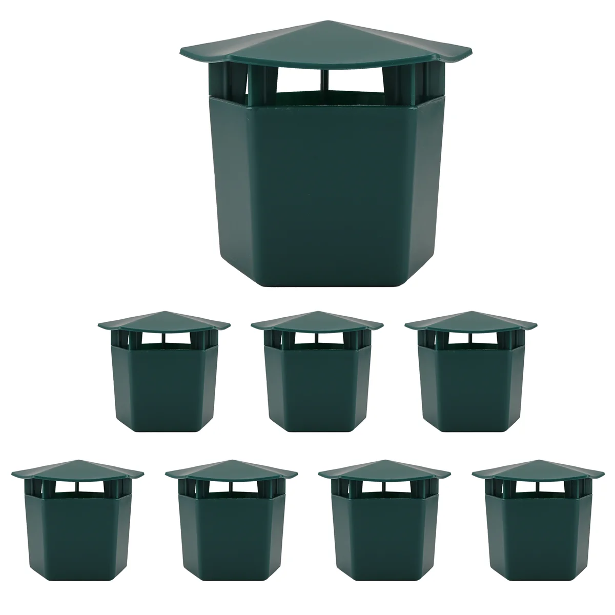 8 peças armadilhas de caracol de cerveja ecológicas para capturar limpas coletor de caracol, seguras para crianças e animais de estimação