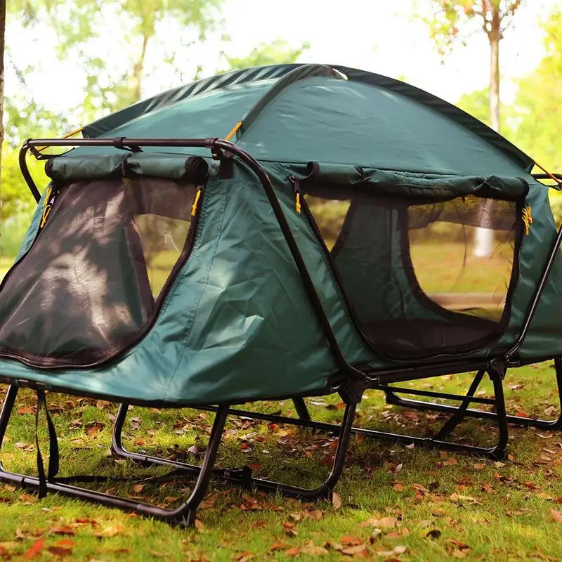 

Outdoor simple camping folding tent, moisture-proof, rainproof, fishing double-layer fishing tent, no need for self driving to b