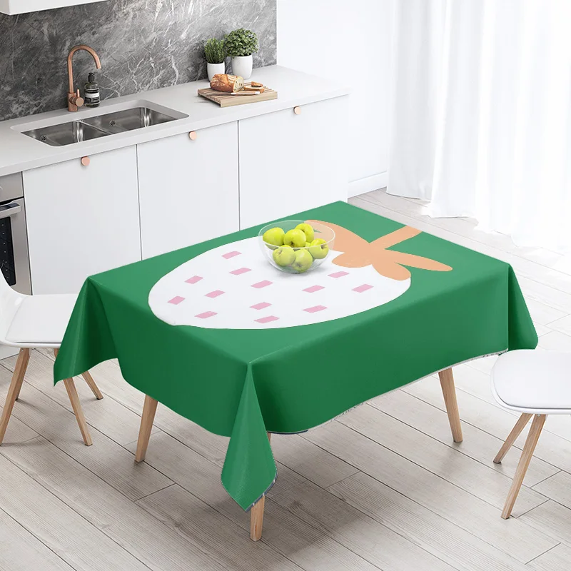 Morandi Grey Abstract Tablecloth Nordic Minimale Geometric Pattern Hall Restaurant Dual-use Student Dormitory Coffee Table Mat