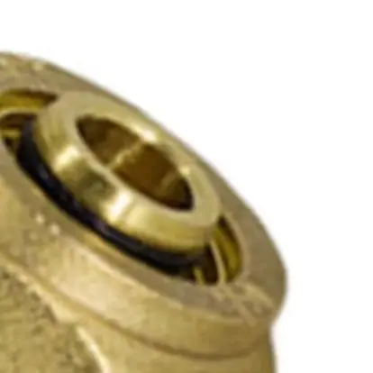 42.5*16*16mm Brass Plastic Pipe Elbow 1216 For Underfloor Heating System 4 Inch Efficient Flow Durable= Fitting Solar Compatible