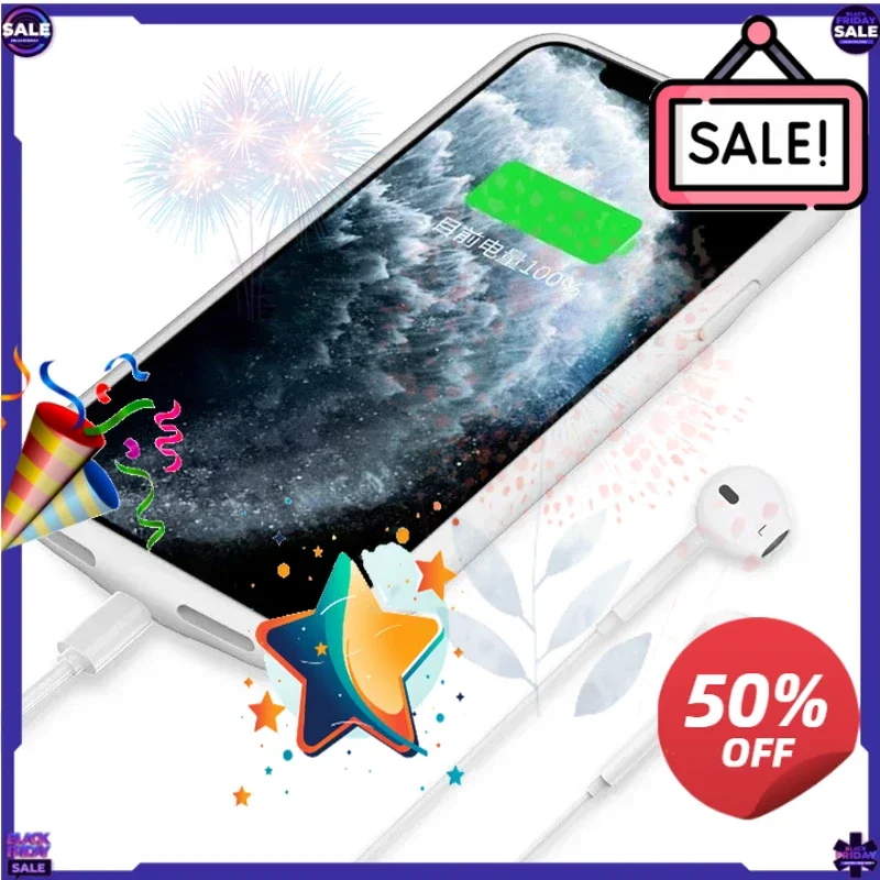 SWZY Battery Charger Case for IPhone 12 11 Pro Max 12 Mini Power Bank Charging Case with Audio for IPhone X XS Max XR 6 S 6s 7 8