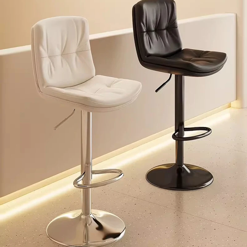 

Office Salon Bar Stool Large Plastic Swivle Bar Stool Cashier Counter Bancos Para Barra Modernos De Madera Luxury Furniture