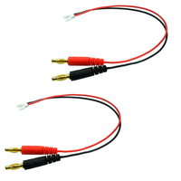 1/2 Pcs Micro Losi/Walkera Female Drone Battery to 4.0mm Gold Plated Banana Plug Charger Adapter Plug 24awg 300mm