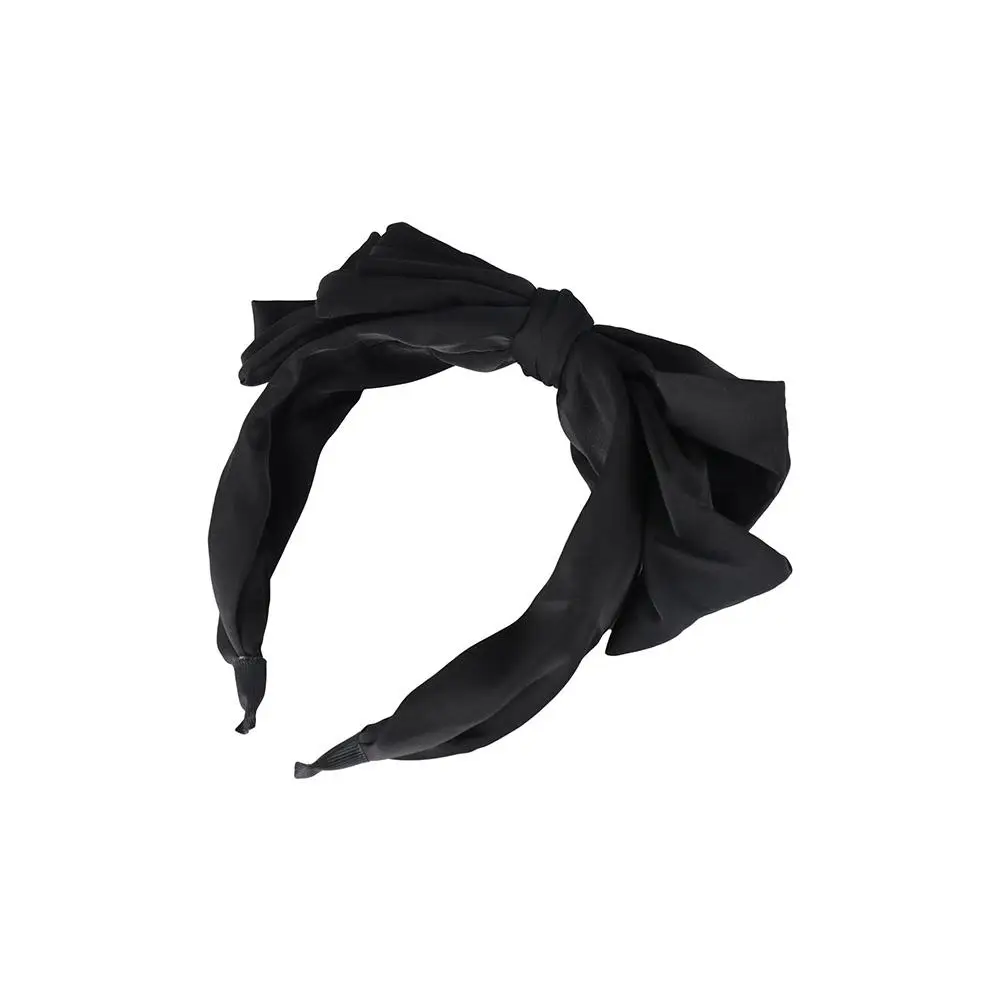 

Cloth Sponge Headband Winter Gilrl Headband Black Girl Headband Female Hair Accessories Bowknot Hair Hoop Korean Style Headwear