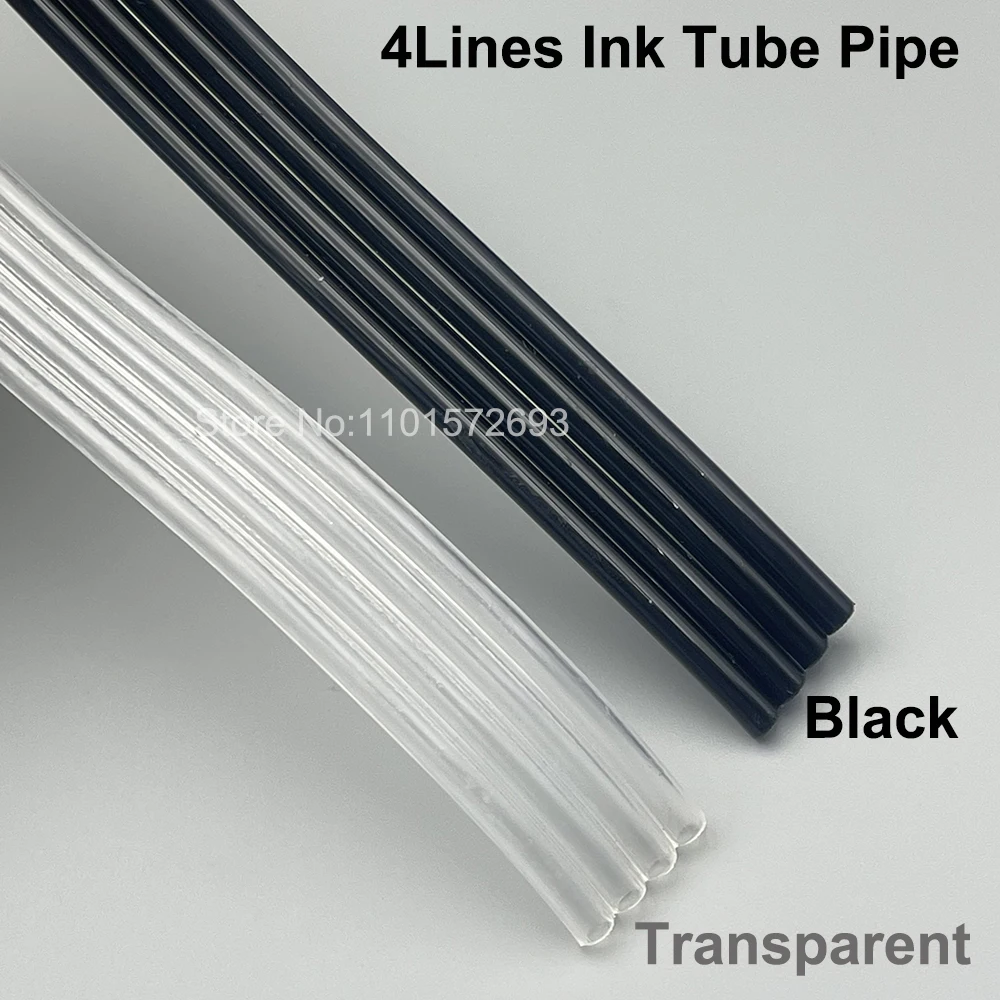 5M Eco Solvent UV Printer 4 Line Ways Ink Hose Pipe Tube 3X2 4X3 5X3 6X4mm For Epson I3200 DX5 DX7 XP600 TX800 4720 Head Tubing