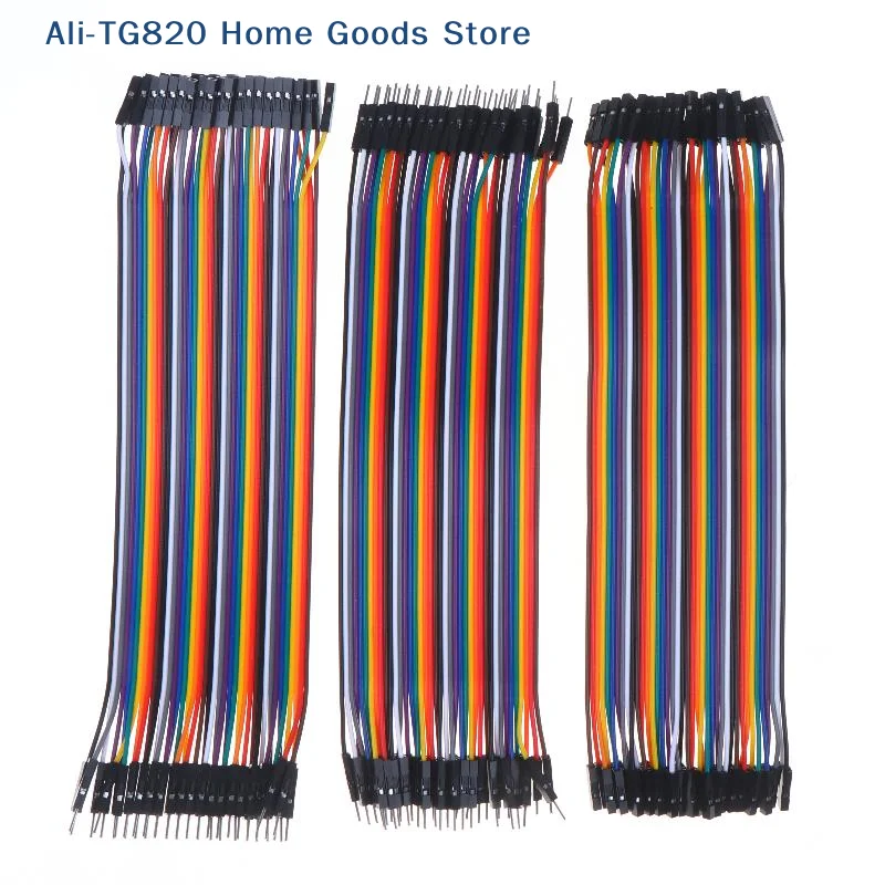 [TG820]Multicolored Jumper Wire Male To Male Male To Female Female To Female 15CM 20CM For DIY Electronic Circuit Project Wiring