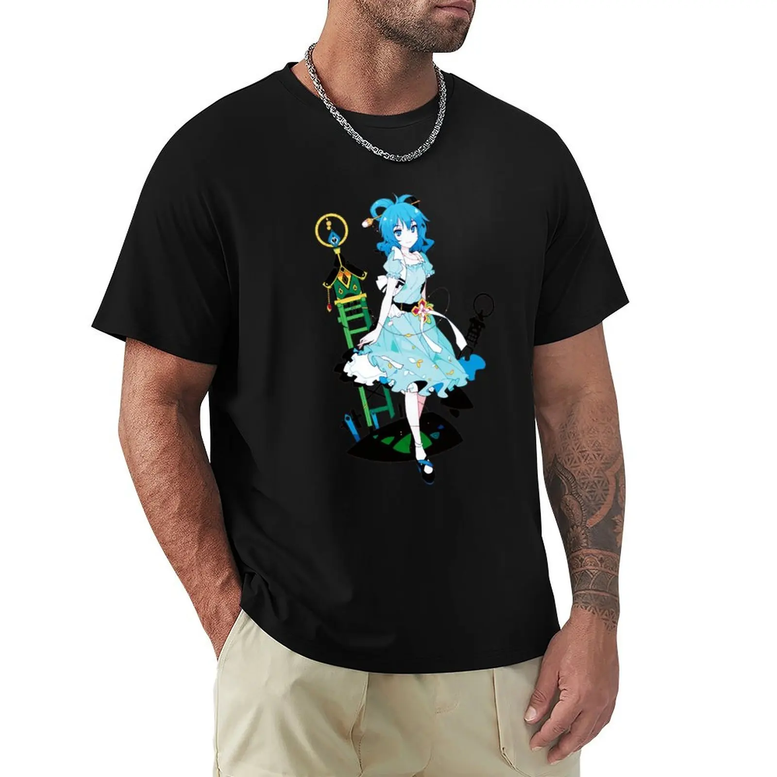 

Touhou Project - Seiga Kaku T-Shirt oversized summer shirt hippie clothes slim fit t shirts for men