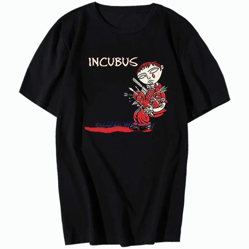 Incubus Love Hurts Rock Band Fashion Graphic T Shirts Summer New Shirts And T-Shirts Cotton Short Sleeve T-Shirts Mens Clothes