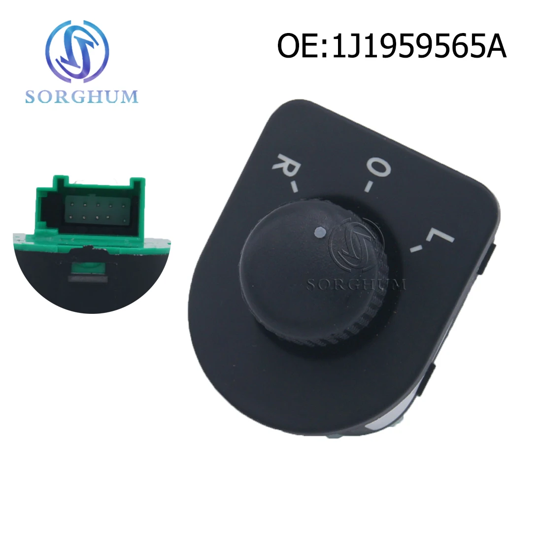 

Sorghum Side Rear Mirror Control Switch Adjust Knob For Volkswagen V/W Golf 4 Jetta Bora Mk4 Beetle 1998-2006 1J1959565A