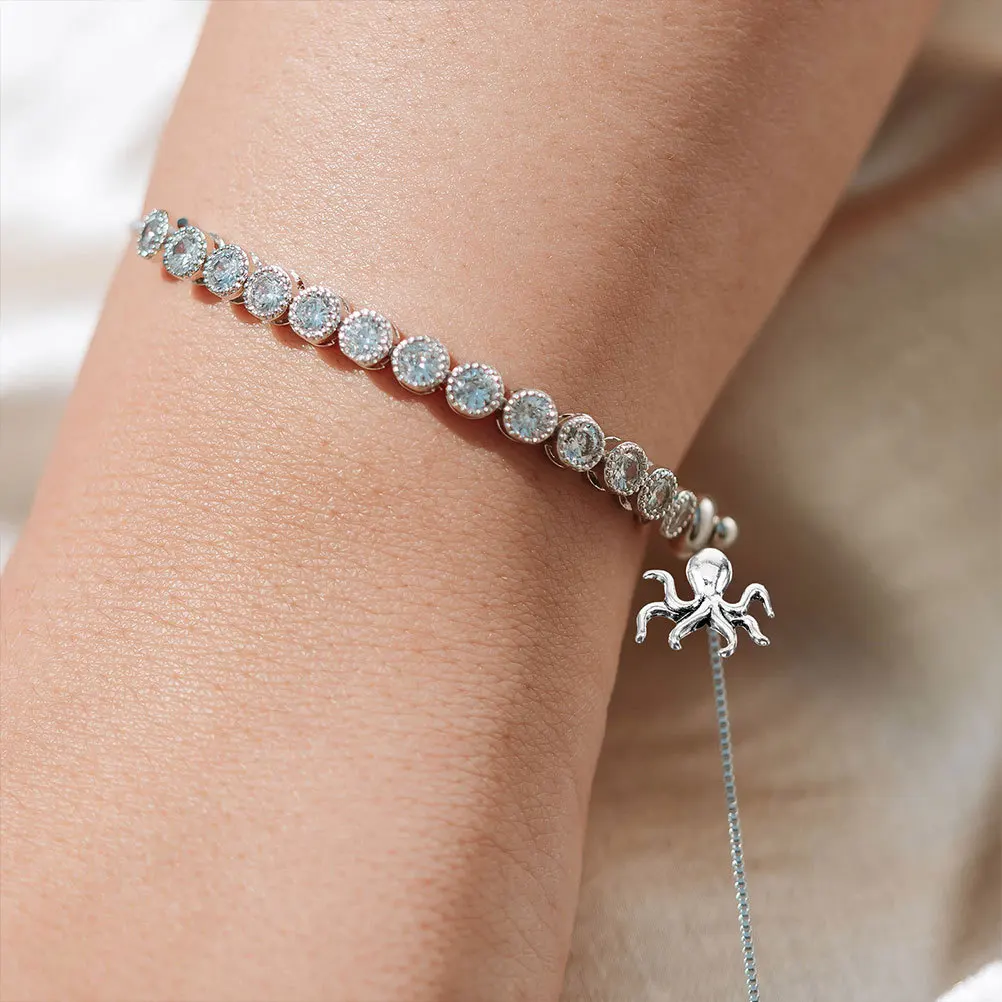 

50 Pcs Scattered Beads Octopus Necklace Zinc Alloy Aesthetic Charms for Jewelry Making