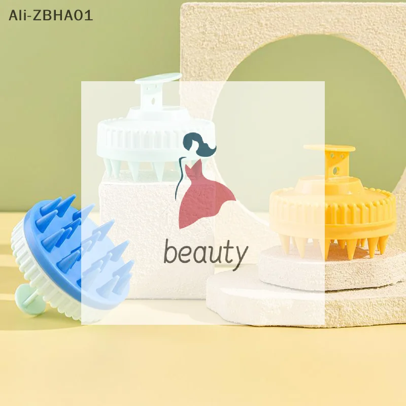 Scalp Massage Comb Hair Washing Comb Silicone Shampoo Brush Body Massage Brush Bath Shower Brush Salon Hairdressing Tool