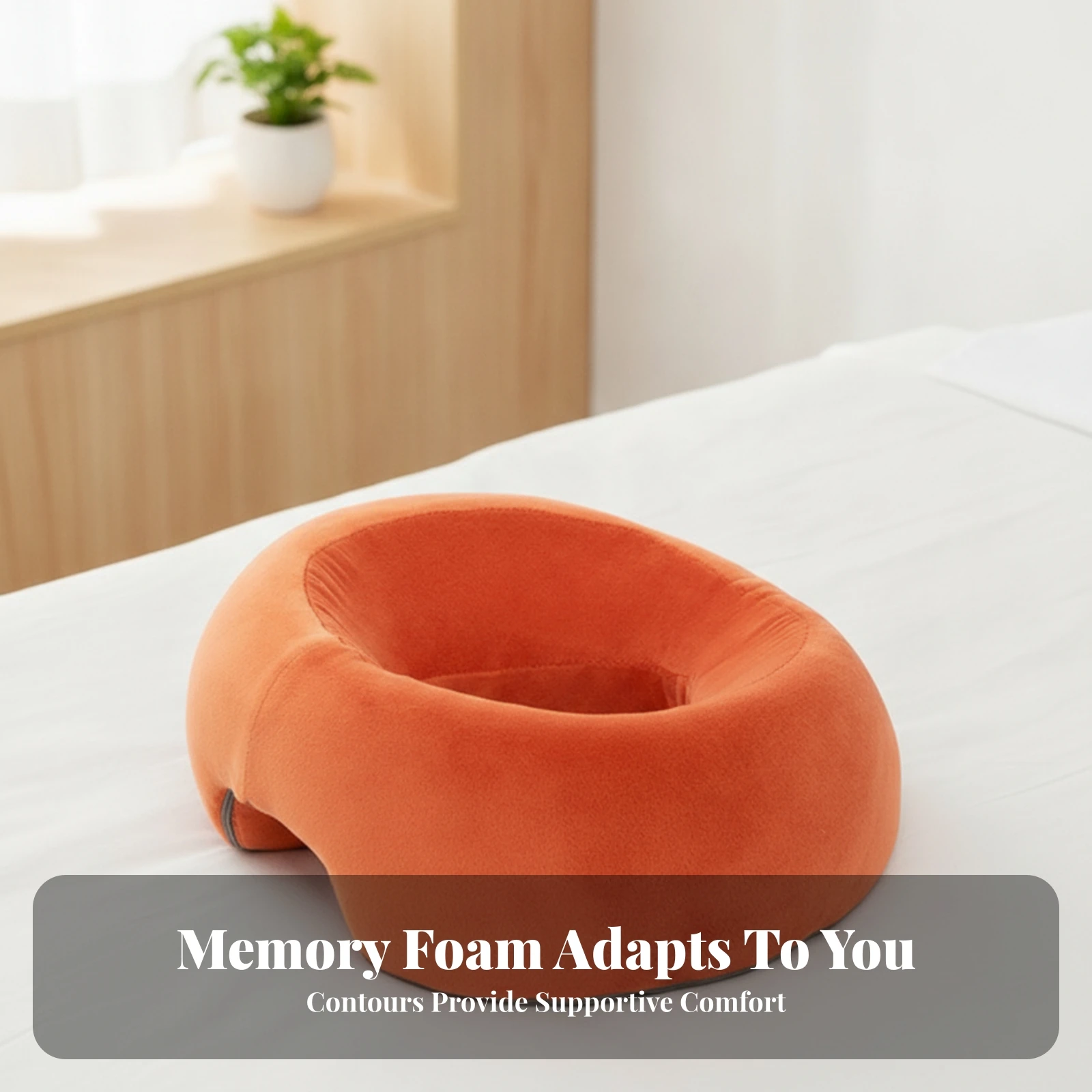 Donut Face Cradle Pillow Contoured Massage Face Cradle Cushion Prone Massage Pillow Soft Textile Cover Velvety