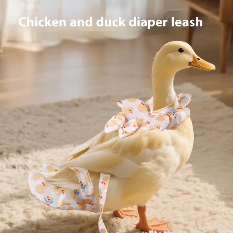 

Cute Cartoon Adjustable Pet Goose Chicken Duck Diapers Kawaii Traction Chest Strap Rope Goose Breast Strap Outdoor Pet Supplies