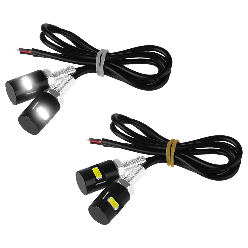 LED License Number Plate Lights, Auto Tail Lamp, Parafuso dianteiro Lâmpadas, Lâmpadas do carro, Motocicleta Fonte de luz, 12V, 5630 SMD, 4Pcs
