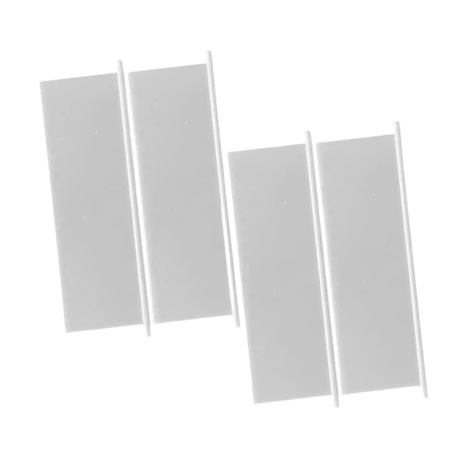 4x Dryer Air Exhaust Vent Cover Panel Premium Smooth Ventilation Easy to Install Dustproof Replacement Dryer Vent Cover Flaps