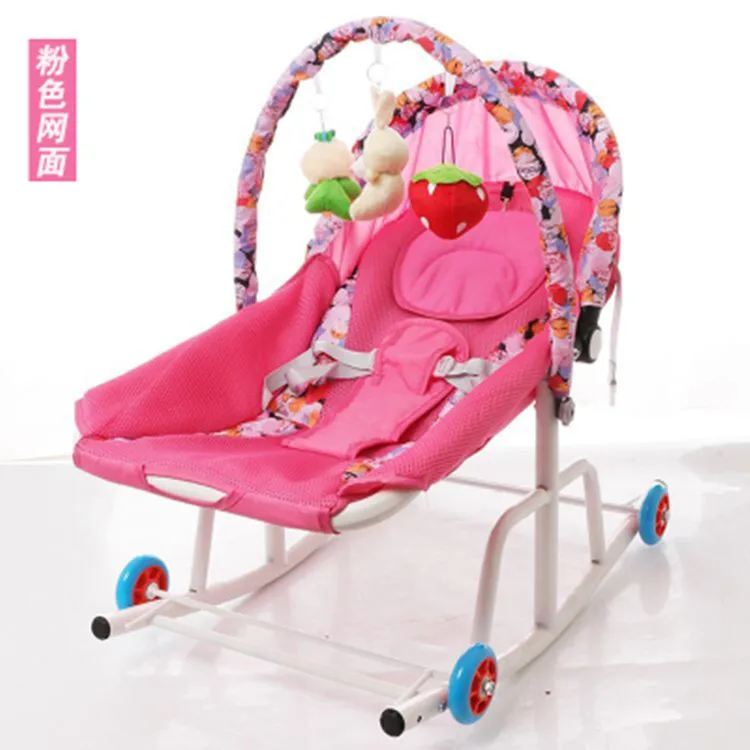 Baby rocking cradle chair Baby balance shaker baby sleeping device can be pushed