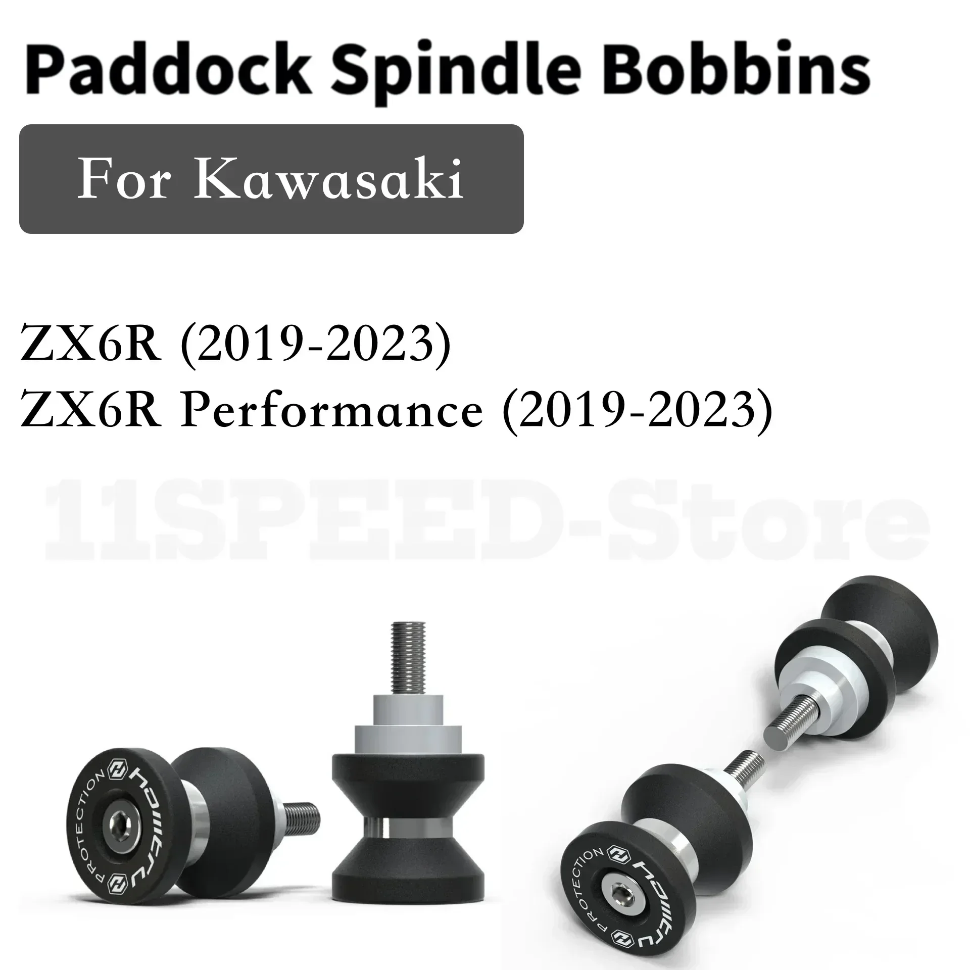 Paddock Stand Bobbins Screw hole matching For Kawasaki ZX-6R ZX6R Performance 2019-2023 2022 2021 2020 motorcycle accessories