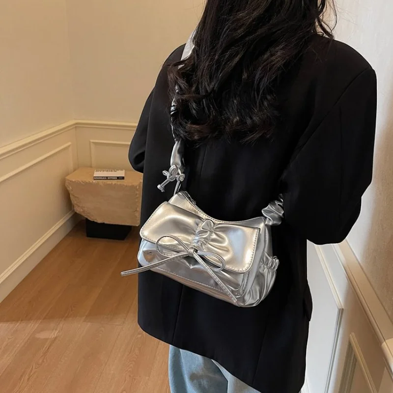 حقيبة كتف نسائية جلدية عصرية فاخرة من العلامة التجارية الشهيرة مصمم أنيق كلاسيكي أنيق مزين حقيبة عتيقة #3