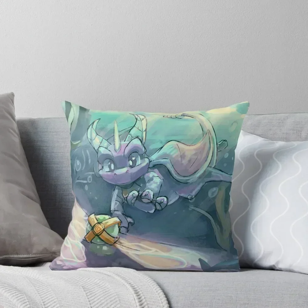 

Spyro the Dragon Underwater Riptos Rage Throw Pillow Ornamental Pillow Pillowcases Bed Cushions pillow