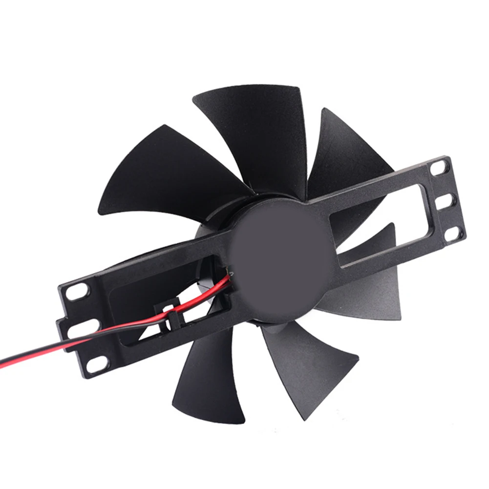 التعريفي طباخ مروحة التبريد DC18V البلاستيك سبعة شفرة فرش مروحة التبريد 130*110*20 مللي متر التعريفي طباخ مروحة التبريد الرئيسية