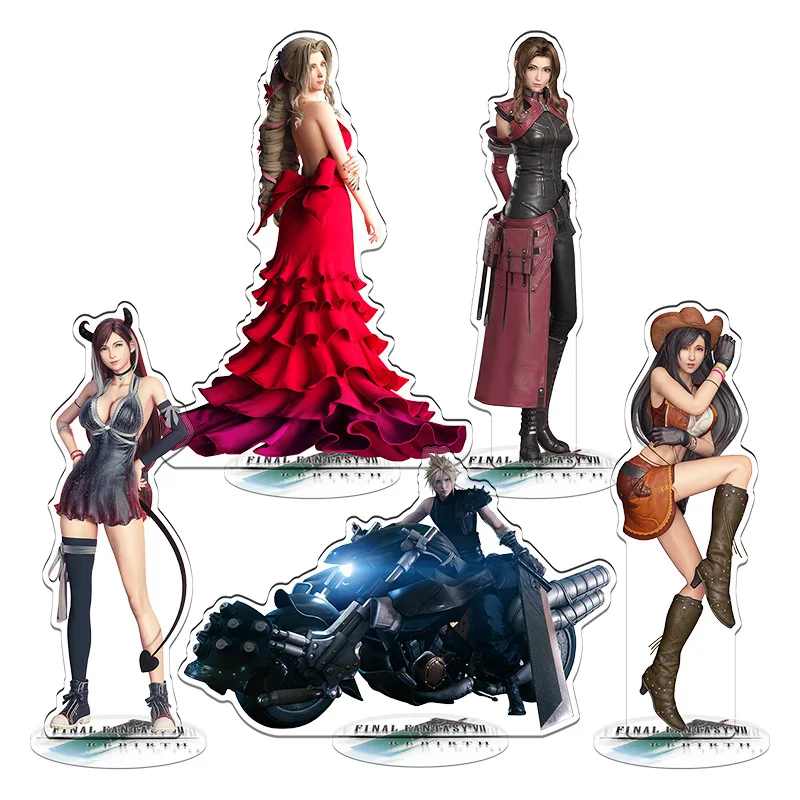 Fantasy Remake Acrylic Stand Game Peripherals Cloud/Sephiroth /Aerith/Zack/Tifa Figure Desk Ornaments Toys Gift