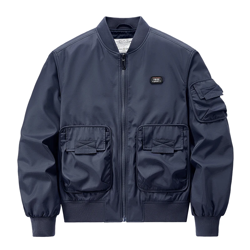 بدلة طيران غير رسمية للرجال ، ملابس بيسبول ، جاكيت أمريكي ، معطف كارجو تايد ، موضة الربيع والخريف ، جديد ، #3