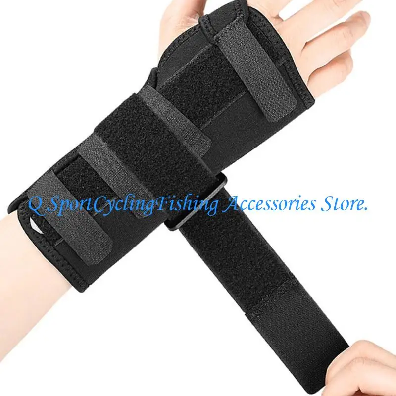 31KC Wrist Wrap Hand Wrist Brace Built in Metal Splint Fit onLeft and Right Hands