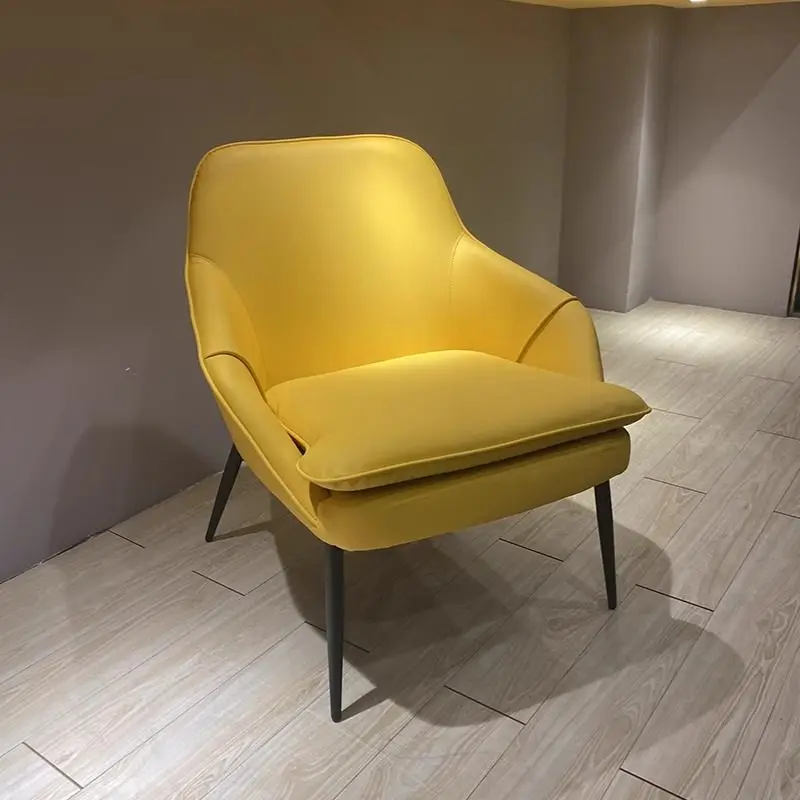 Simple single person sofa Chair Sales Department 4S Store Reception Sofa Chair Hotel Meeting Room Sofa Lounge Chair