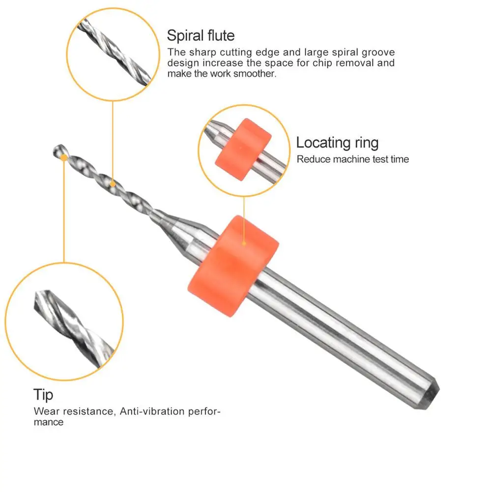 Juego de brocas giratorias de mano, Kit de herramientas rotativas para ensamblaje de electrónica, tornillo de banco de precisión de 60 piezas