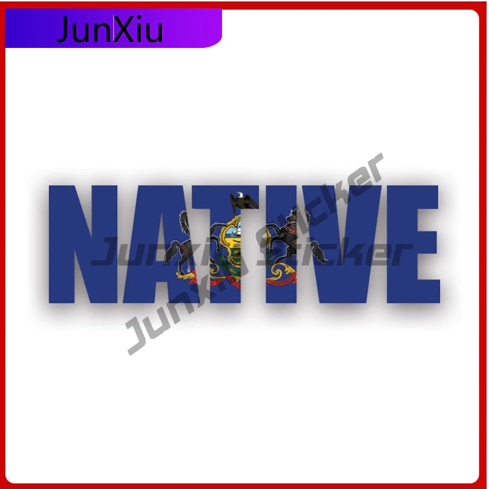 

Pennsylvania Native Sticker Waterproof Outdoor Decals Cool Laptop Waterproof Vinyl Decal For Air Conditioners Creative High