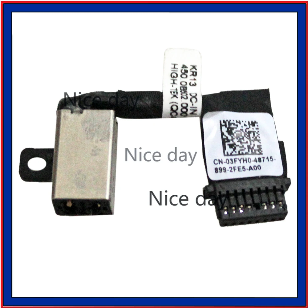 DC Power Jack Harness Charging port Cable 03FYH0 450.0B502.0001 For Dell 7370 i7370 7373 i7373 P83G P83G001 P83G002