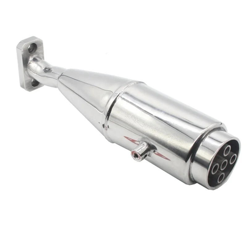 A63T-1/5 시뮬레이션 모델 자동차, 자동차, 오프로드 차량, BAJA 5B 파이브 홀 로켓, 이중 배기 파이프 15005