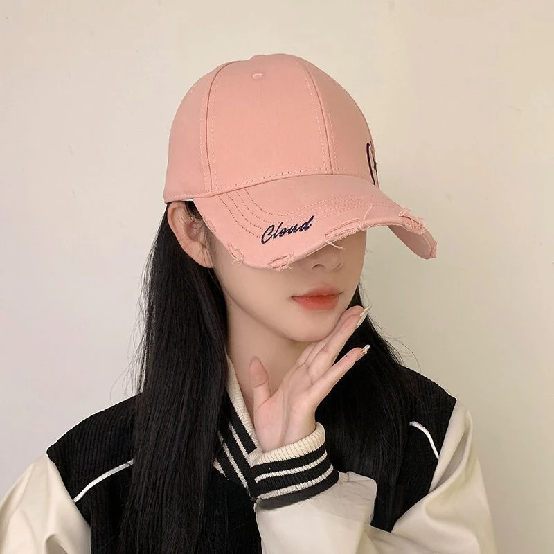 New Baseball Cap Big Head Circumference Hat Face-Looking Small Hard Top Widened Brim Sun-Proof Peaked Cap Men and Women Couple