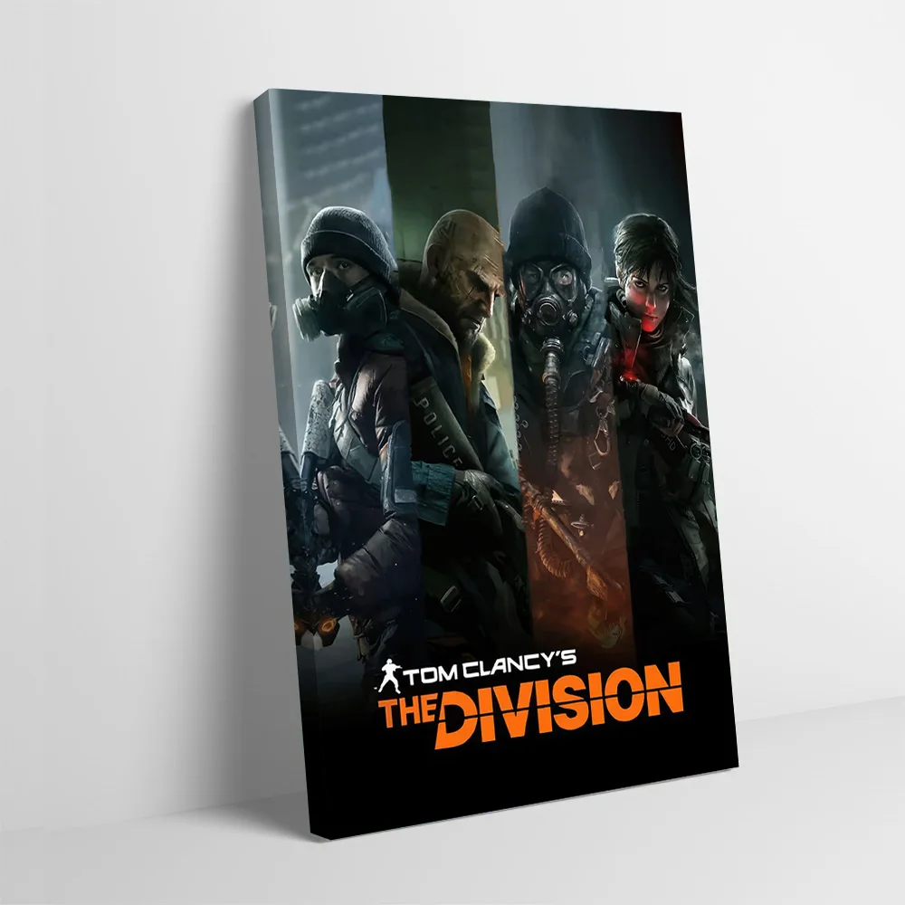 Tom Clancy's The Division Game Printing Poster Custom Pictures Wall Art Canvas Painting Gift for Modern Home Decoration Room