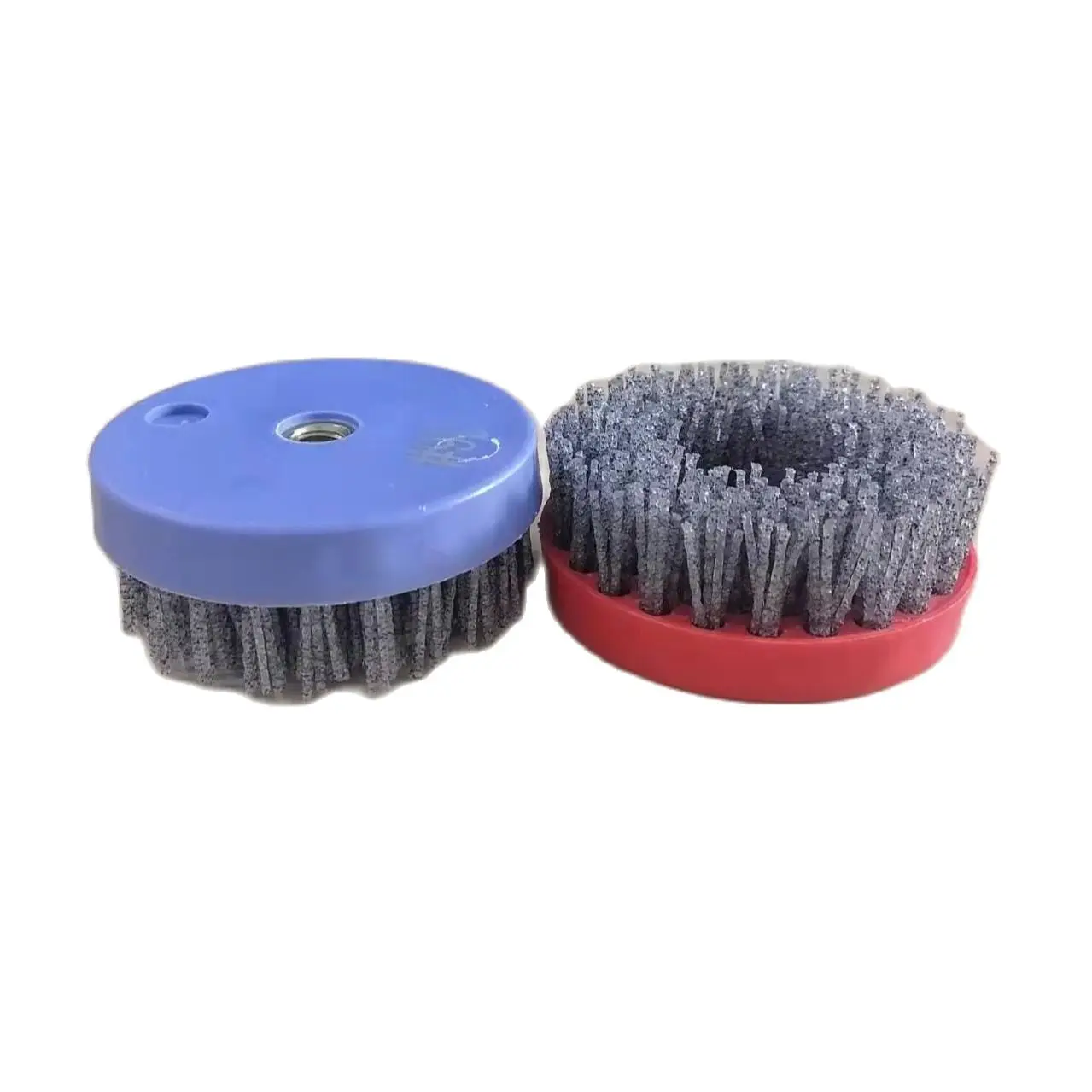 

4 inch 110mm Circular Round Stone Abrasive Silicon Carbide Antique Brush For Marble Granite Concrete Surface Polishing