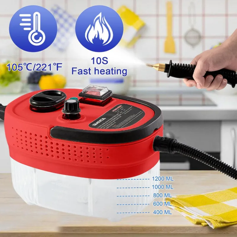 UniqueHigh-Pressure and High-Temperature Multifunctional Cleaning for Steam Cleaner 2500W