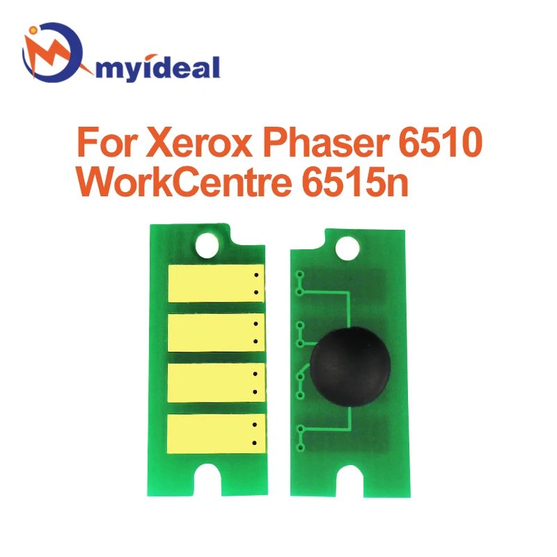 4PCS Toner Chip For Xerox Phaser 6510 WorkCentre 6515n 6515 106R03480 106R03477 78 79 106R03690 91 Printer Cartridge Reset Chips