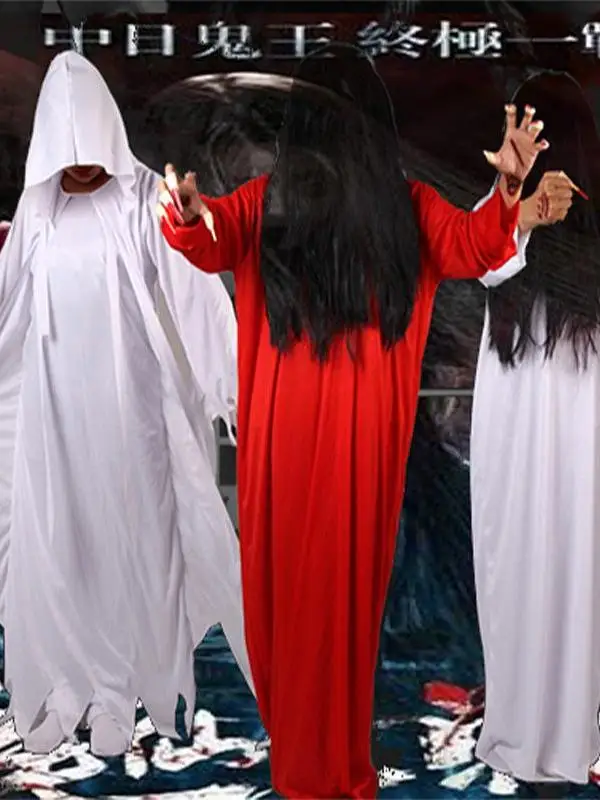 

Fem Ghost Horror костюм на Хэллоуин реквизит женская одежда на Хэллоуин сценический реквизит традиционная китайская этническая мода