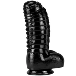 Monster Dildo Thick Anal Plug Penis Oversized Extra Large Huge Giant Anal Expansion Plug Textured Balls Adult Sex Toy For Man