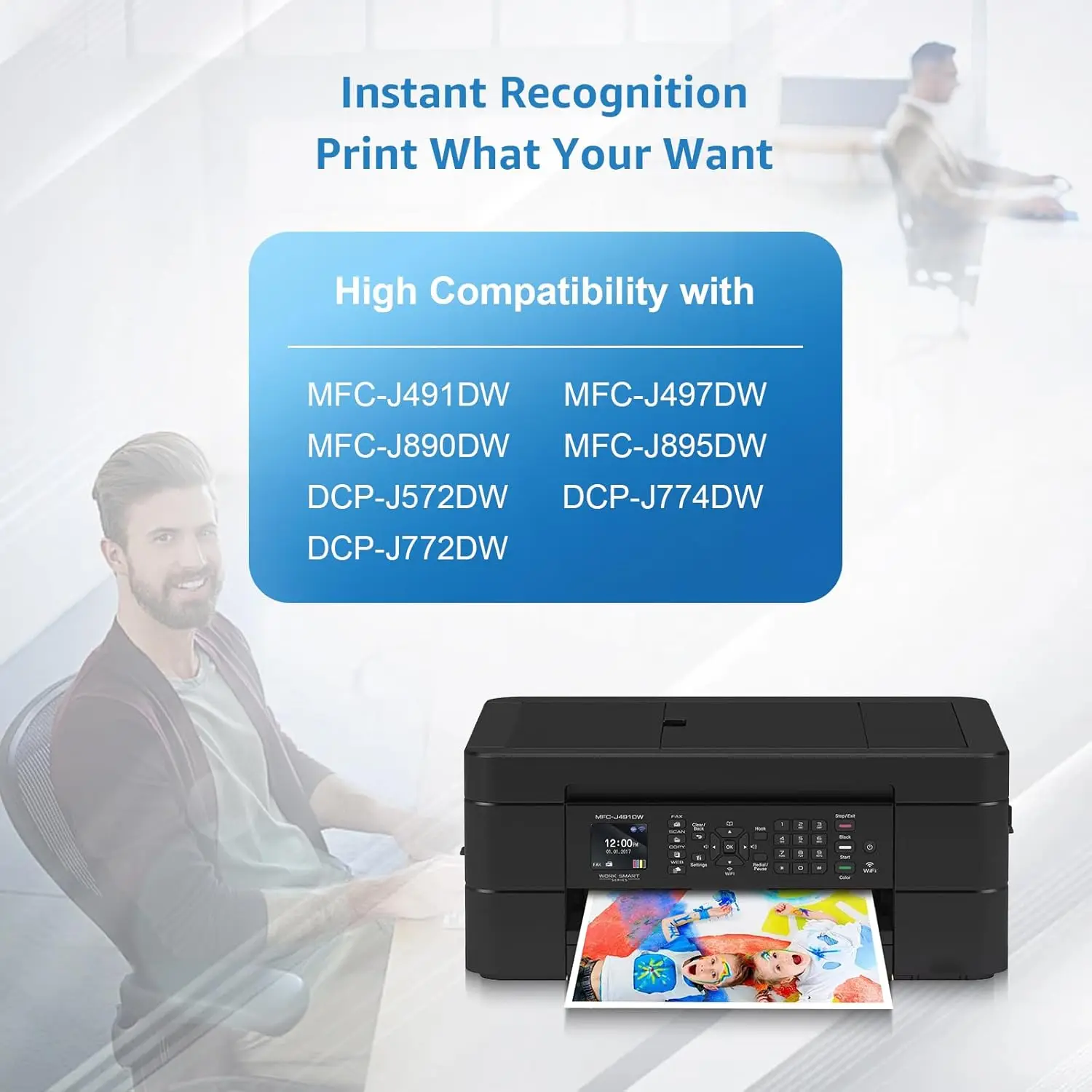 LC3213 카트리지 호환 LC-3213 LC-3211 MFC-J497DW MFC-J895DW DCP-J572DW MFC-J491DW MFC-J890DW DCP-J772DW DCP-J774DW (12PK)