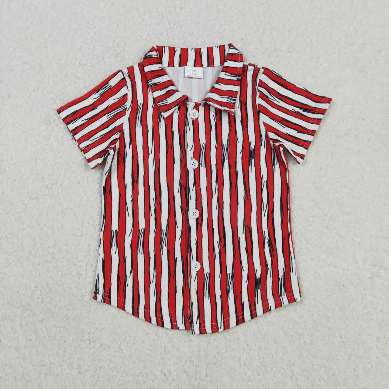 Baby Boys Red Strip…