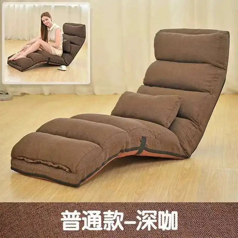 

Lazy sofa single balcony bedroom chair Japanese folding multifunctional Lounge chair tatami Creative casual floor chair