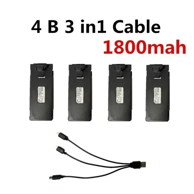 Peças de drone m1s 3.7v 1800mah / 3600mah bateria hélice folha de bordo uso para acessórios de drone m1s bateria de drone m1s