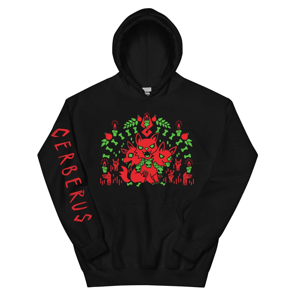 

Hades 2 Three-Headed Good Boy Hoodie Winter Fleece Long Sleeve Hooded Sweatshirts Unisex Streetwear Graphic Men Women Pullovers