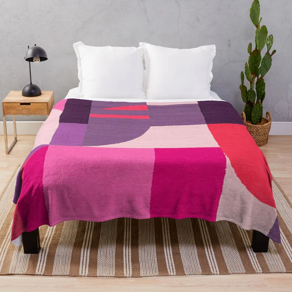 Geometric Pattern Throw Blanket Weighted Beach Hairy Comforter Blankets