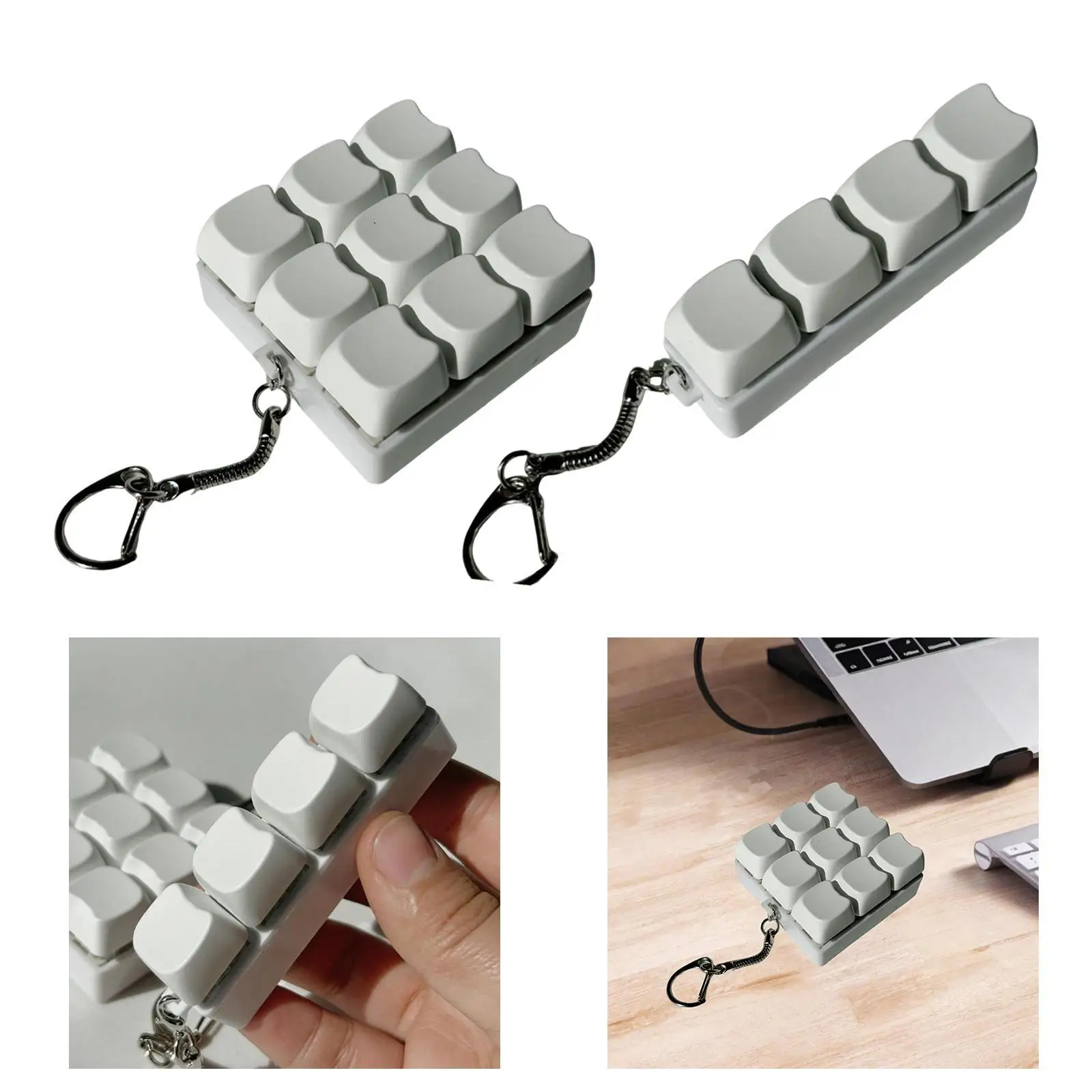 Игрушка-кликер Fidget Fun с декомпрессионной кнопкой интерактивной звуковой клавиатуры